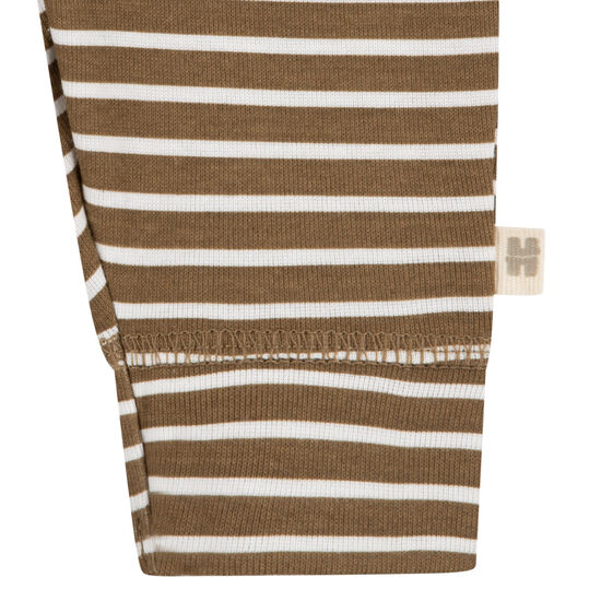 Conjunto 2 Bodies y Pantalón Niño Marrón Sabana